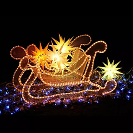 24V LED rope light used in Garden