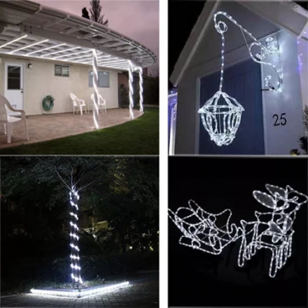 Flat 3-wire LED rope light for your decoration