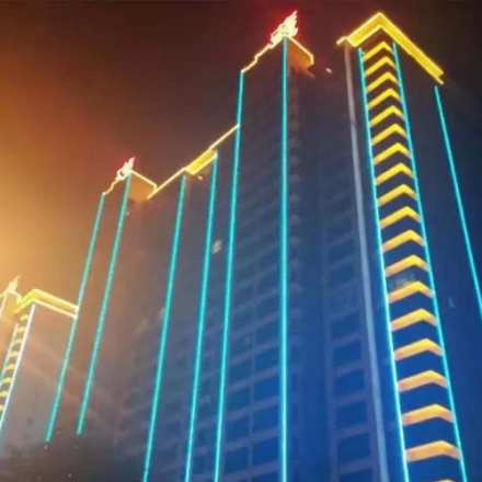 How to select the LED lighting in nightscape lighting?