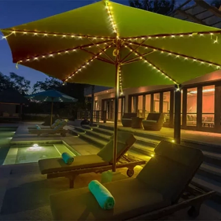 Led flood lights decoration for basement parking