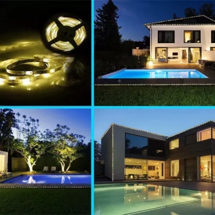 Patio decoration with LED Rope Light
