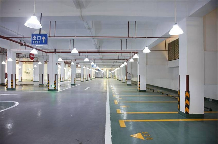 Led flood lights decoration for basement parking