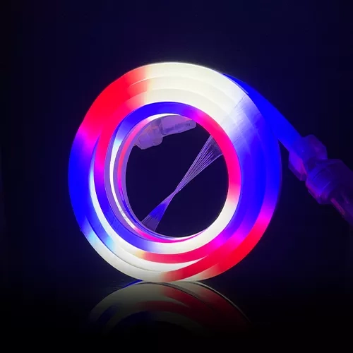 RED & WHITE & BLUE LED NEON STRIP LIGHT KIT (2) RED & WHITE & BLUE LED NEON STRIP LIGHT KIT (2)