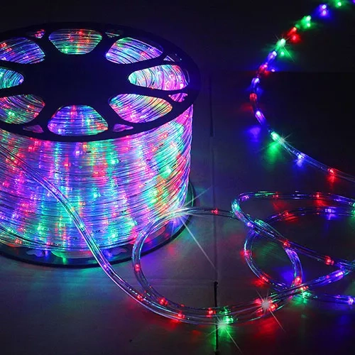 Round LED rope light and flat LED rope light all are your good choice.